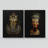 Pharaoh King Queen Wall Art