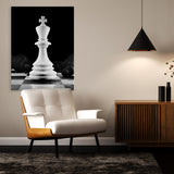 Chess Fallen Pieces Sense Canvas