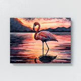 Flamingo Beautiful Sunset 12 Wall Art
