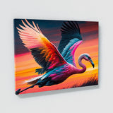 Flamingo Vibrant Sunset 10 Wall Art