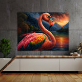 Flamingo Vibrant Tropical 15 Wall Art