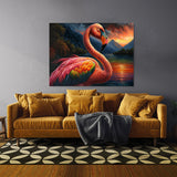 Flamingo Vibrant Tropical 15 Wall Art