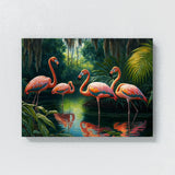 Flamingo Vibrant Tropical 2 Wall Art