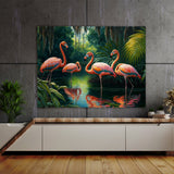 Flamingo Vibrant Tropical 2 Wall Art
