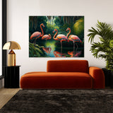 Flamingo Vibrant Tropical 2 Wall Art