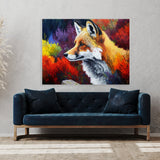 Fox Autumn Landscape 5 Wall Art