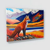 Fox Autumn Mountain Landscape 40 Wall Art