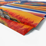 Fox Autumn Mountain Landscape 40 Wall Art