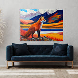 Fox Autumn Mountain Landscape 40 Wall Art