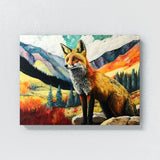 Fox Autumn Mountain Landscape 41 Wall Art