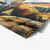 Fox Autumn Mountain Landscape 41 Wall Art