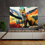 Fox Autumn Mountain Landscape 41 Wall Art