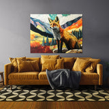 Fox Autumn Mountain Landscape 41 Wall Art