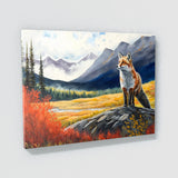 Fox Autumn Mountain Landscape 42 Wall Art