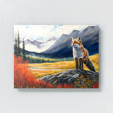 Fox Autumn Mountain Landscape 42 Wall Art