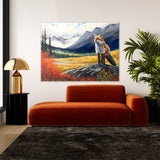 Fox Autumn Mountain Landscape 42 Wall Art