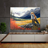 Fox Autumn Mountain Landscape 42 Wall Art
