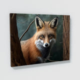 Fox Realistic Forest 10 Wall Art