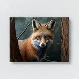 Fox Realistic Forest 10 Wall Art