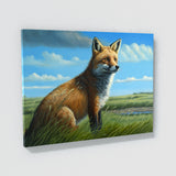 Fox Realistic Oil 13 Wall Art