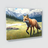 Fox Realistic Oil 21 Wall Art