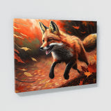Fox Realistic Oil 24 Wall Art