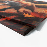 Fox Realistic Oil 24 Wall Art