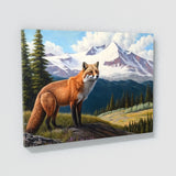Fox Realistic Summer Landscape 36 Wall Art
