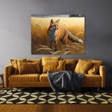 Fox Red In Wheat Field 8 Wall Art