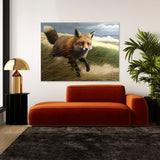 Fox Red Running 17 Wall Art
