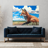 Fox Red Summer Sky 19 Wall Art