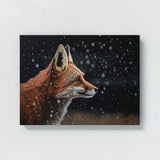 Fox Winter Snowflakes 26 Wall Art