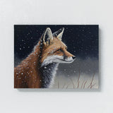 Fox Winter Snowflakes 9 Wall Art