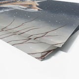 Fox Winter Snowflakes 9 Wall Art