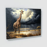 Giraffe Realistic Scene 15 Wall Art