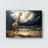Giraffe Realistic Scene 15 Wall Art