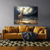 Giraffe Realistic Scene 15 Wall Art