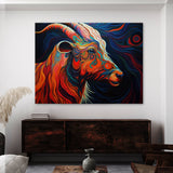Goat Abstract 14 Wall Art