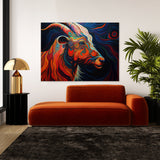 Goat Abstract 14 Wall Art