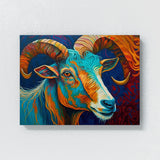 Goat Abstract 16 Wall Art