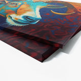 Goat Abstract 16 Wall Art
