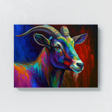 Goat Abstract 4 Wall Art