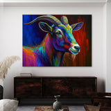 Goat Abstract 4 Wall Art