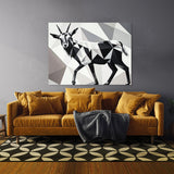 Goat Abstract 7 Wall Art