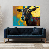 Goat Abstract Collage 11 Wall Art