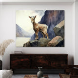 Goat Baby Watercolor 15 Wall Art