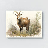 Goat In Wildflowers 19 Wall Art