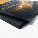 Gorilla Realistic Forest Sunset 14 Wall Art