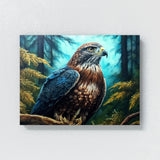 Hawk Atmospheric Forest 25 Wall Art