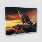 Hawk Atmospheric Sunset 8 Wall Art